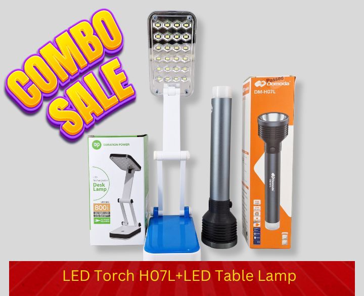 LED Torch H07L+LED Table Lamp 